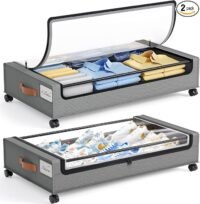 Storage organizer with wheels