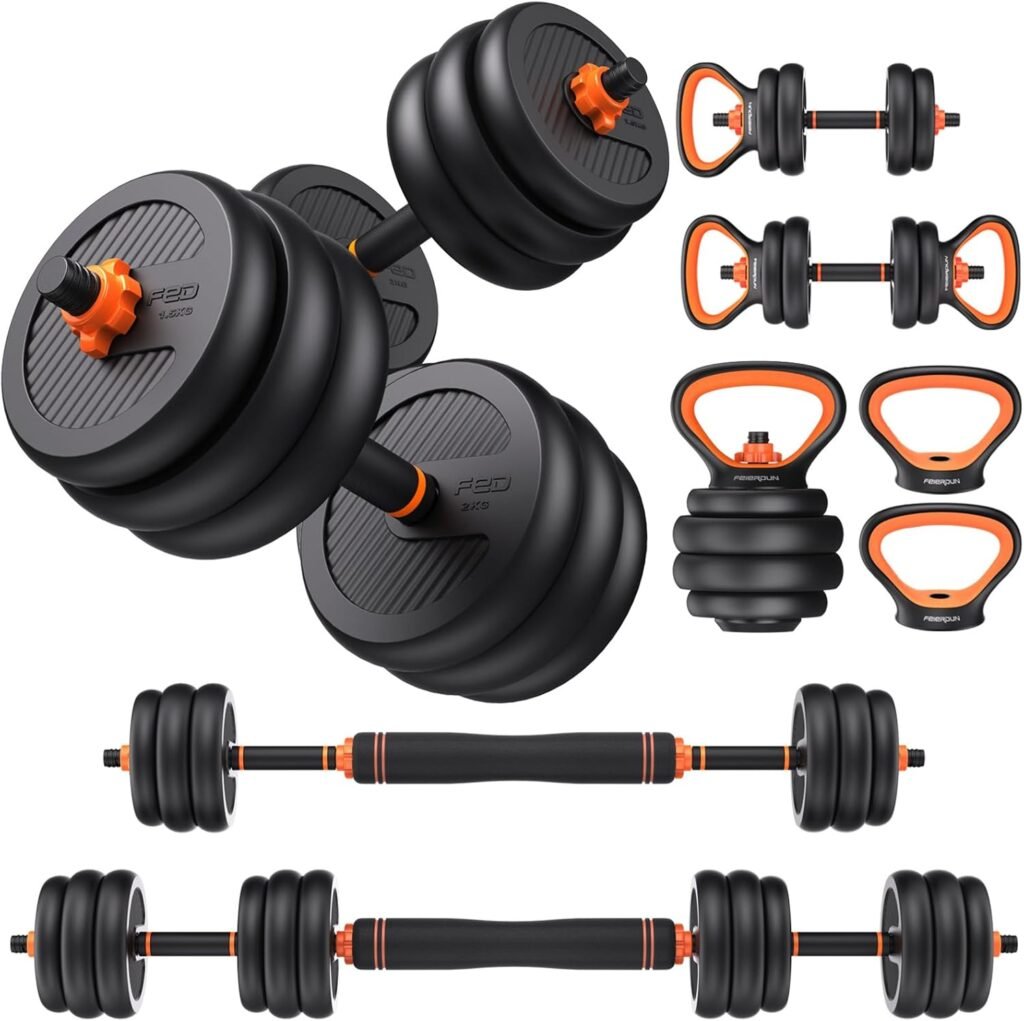 Adjustable dumbbells