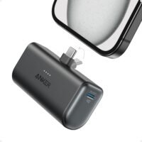 Anker iphone portable charger with built in usb connector