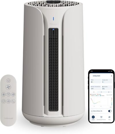 Blueair heat+cool smart air purifier - heats, cools, purifies with HEPASilent Tech Blueair heat+cool smart air purifier heats, cools, purifies with hepasilent tech