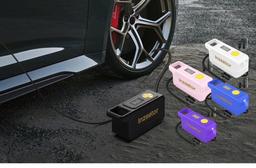 Inzeetor tire inflator