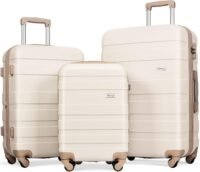 Luggage set, 3 piece hardside suitcases Luggage set, 3 piece hardside suitcases