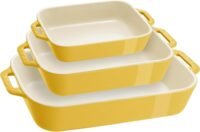 Staub cermics baking dish set 3 pcs