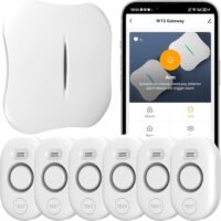 Water leak detector, wifi, with app notification, 6 sensors + 1 gateway Water leak detector, wifi, with app notification, 6 sensors + 1 gateway