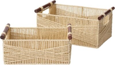 Wicker storage basket Wicker storage basket