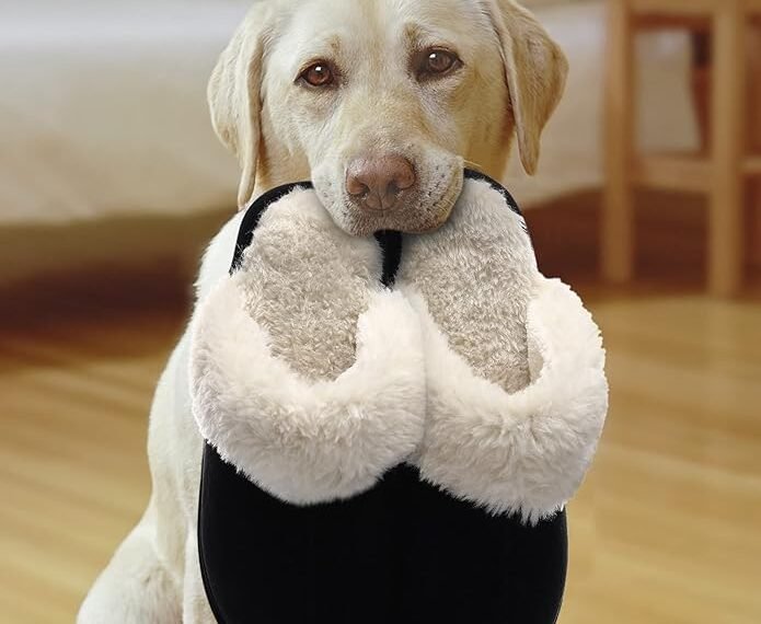 Fuzzy slippers 3
