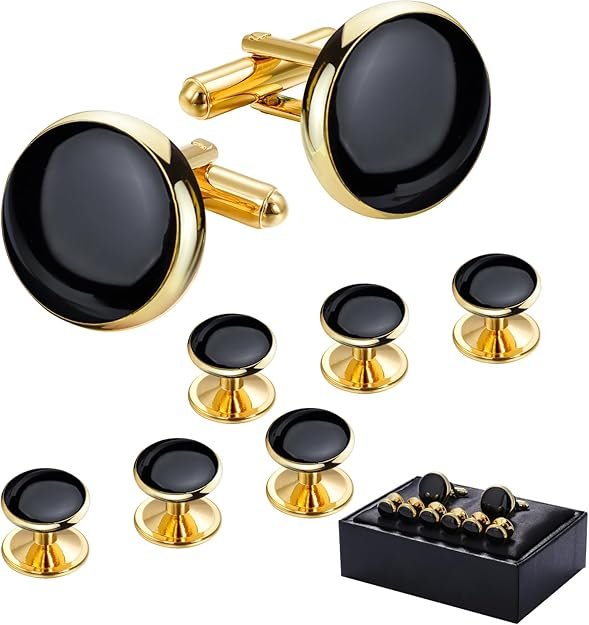 Tuxedo cufflinks