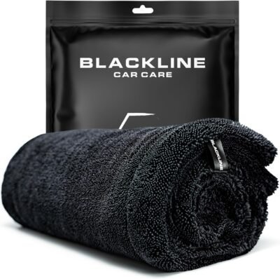 Blackline twisted loop drying towel, streak free
