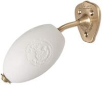 Brass wall mounted rotating french soap holder