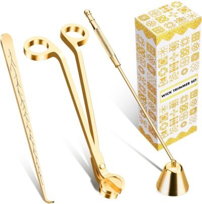 Candle care kit (wich trimmer, snuffer, dipper)