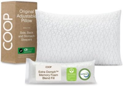 Coop Adjustable Pillow, memory foam pillow Coop adjustable pillow, memory foam pillow