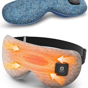 Heated eye mask for dry eyes