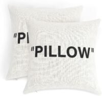 Hypebeast pillow throw pillow cover, pack of 2
