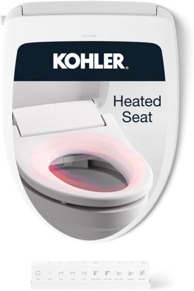 Kohler PureWash Heated Bidet Toilet Seat Kohler purewash heated bidet toilet seat