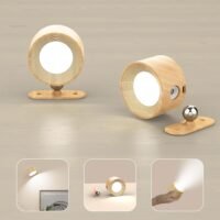 Led wall lamps, rechargable,, magnetic