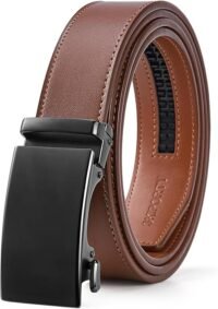 Mens belt, leather