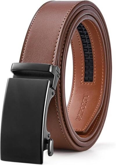 Mens belt, leather