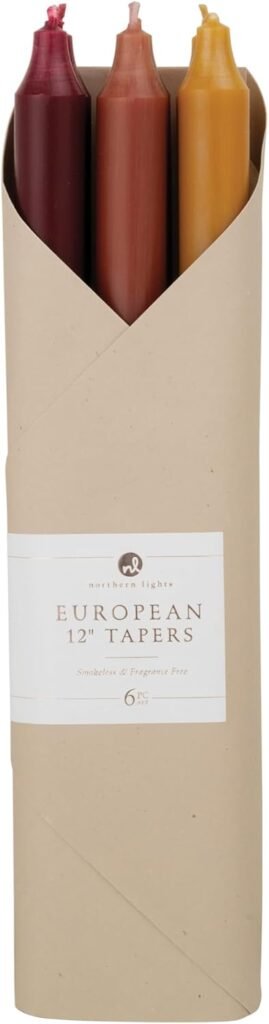 Northern lights candles, 6 pk