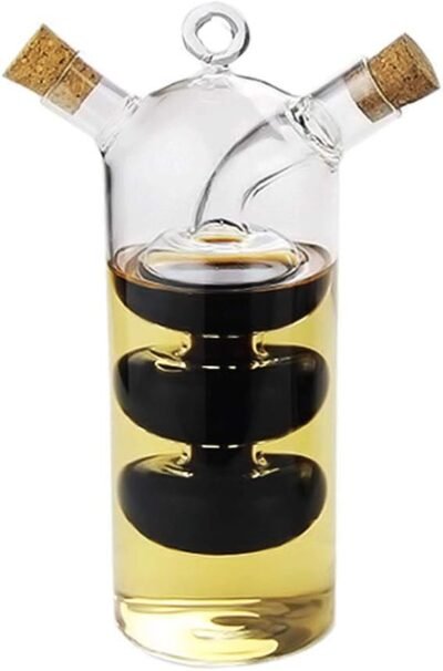 Olive oil and vinegar dispenser cruet bottles