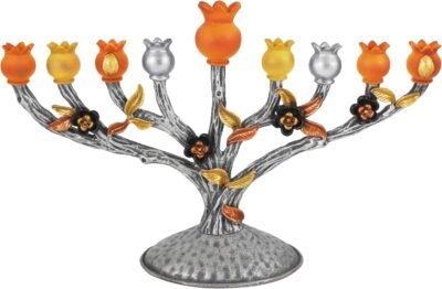Pomengranate branch menorah