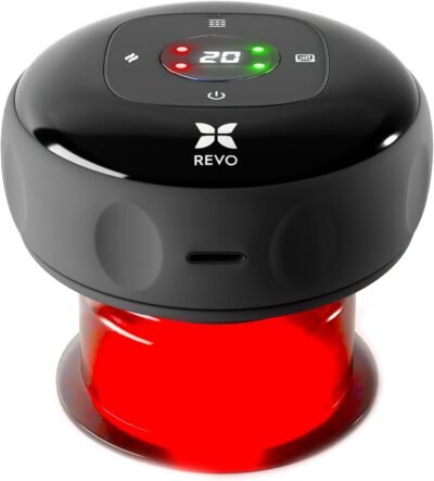Revo the original 4 in 1 smart cupping therapy, red light therapy for targeted pain relief
