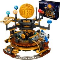 Spinning solar system building blocks planet set STEM Spinning solar system building blocks planet set stem