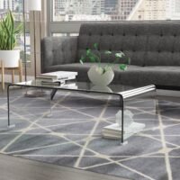 Tempered glass coffee table