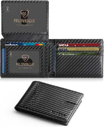 Wallet for men slim rfid leather