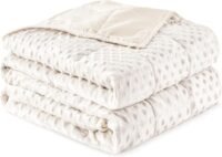Weighted blanket, queen, for stress relief, sleep promotion, all season