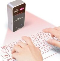 Wireless laser projection virtual keyboard