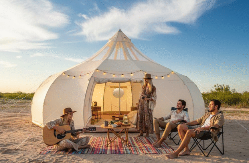Glamping tents