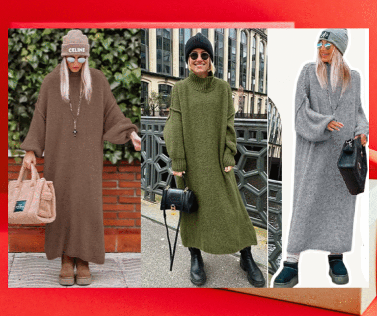 Sweater dress article