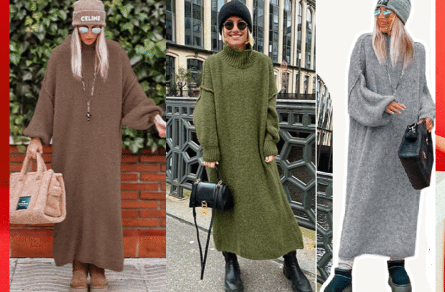Sweater dress article