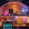 AI smart lilght bulb, WiFi & bluetooth group control