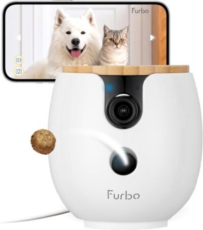 Dog and Cat Treat Dispenser Pet Camera
