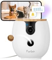 Furbo Mini 360° Pet Camera – 2K Smart Treat Toss Camera