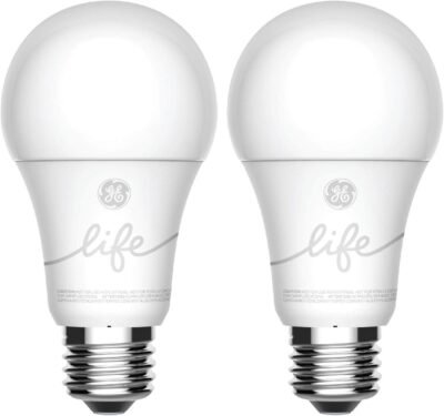 GE Smart Light Bulbs – CYNC Bluetooth, Alexa & Google Home (2-Pack)