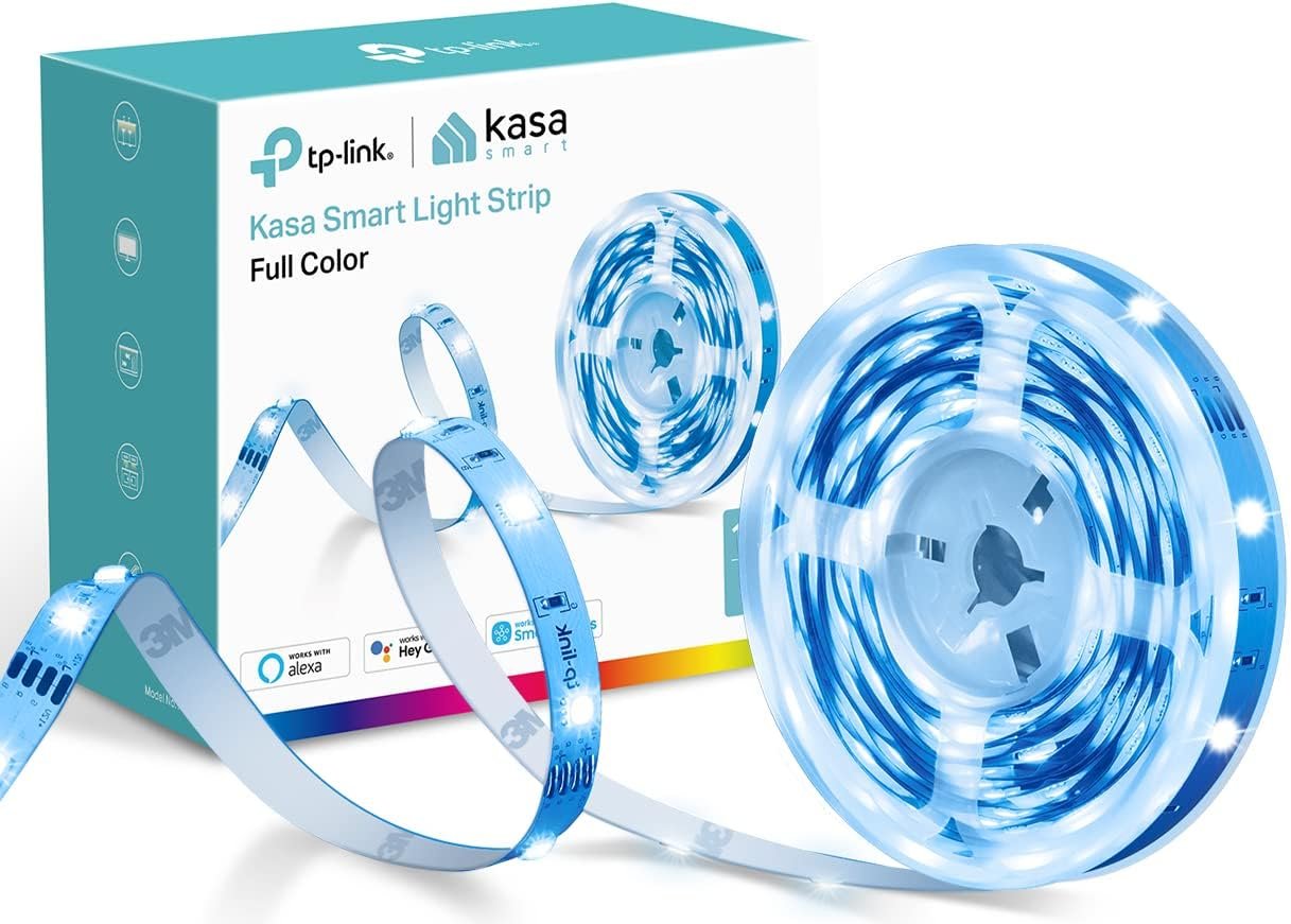 TP-Link Kasa Smart LED Light Strip – 16.4 ft RGB WiFi Ambient Lighting - Image 1