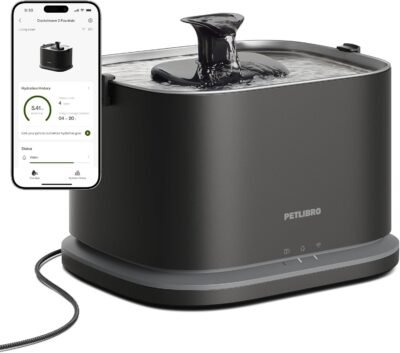 Smart water fountain Smart Water Fountain (Quiet, Filtered)