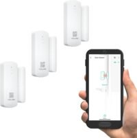 YoLink LoRa Smart Door & Window Sensor (3-Pack) – Long-Range Alerts, 5-Year Battery, Alexa/IFTTT/Home Assistant Compatible