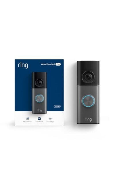 Ring Wired Doorbell Pro – 4K Smart Video Security