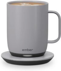 Ember Smart Mug 2 with charging coaster
