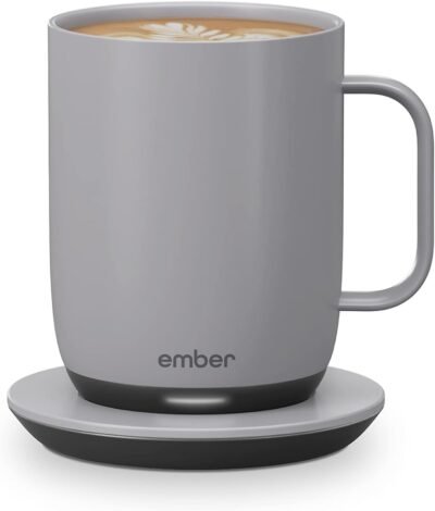 Ember Smart Mug 2 with charging coaster