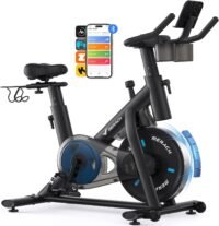 Stationary fitness bike for home gym