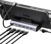 JSAUX Dock for Steam Deck with HDMI, USB-A, Ethernet, and USB-C