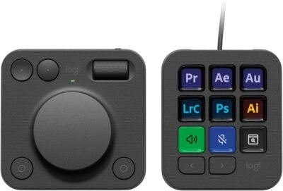 Logitech MX Creative Console with dialpad and keypad