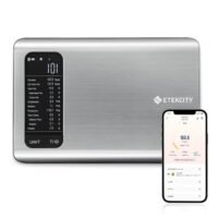 Smart food scale with nutritional calculator display