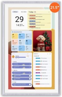 ApoloSign 21.5″ Digital Calendar & Chore Chart – Smart Wall Display for Family Schedules