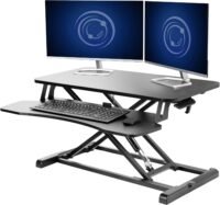 VIVO Standing Desk Converter on Office Desk