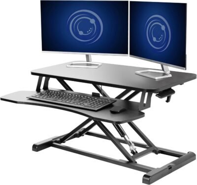 VIVO Standing Desk Converter on Office Desk